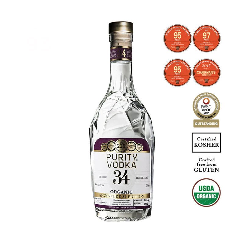 Purity Signature 34 Edition Organic Vodka 750ml - Uptown Spirits