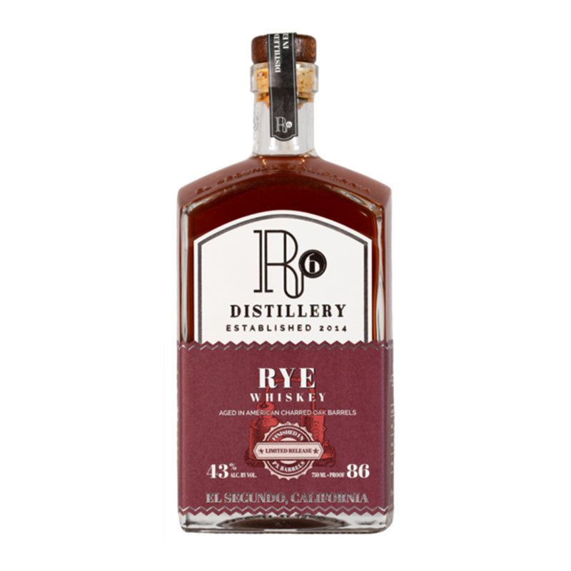 R6 Distillery PX Barrels Limited Release Rye Whiskey 750ml - Uptown Spirits