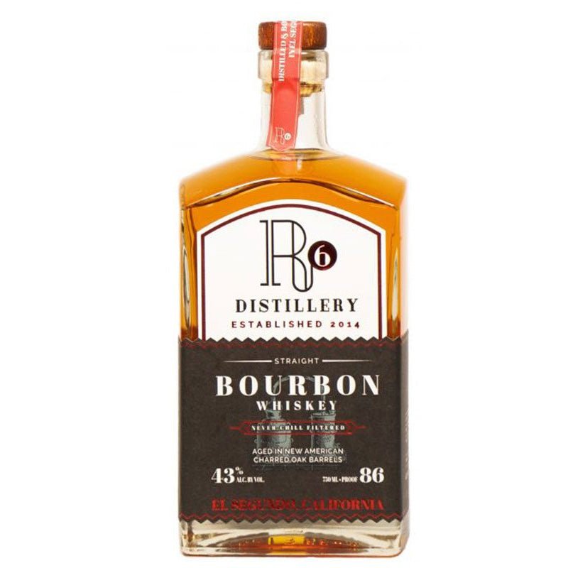 R6 Straight Bourbon Whiskey 750ml - Uptown Spirits