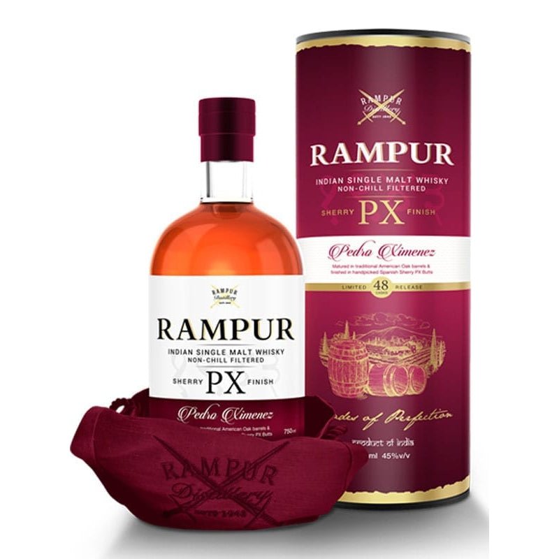 Rampur PX Sherry Finish Indian Single Malt Whisky 750ml - Uptown Spirits