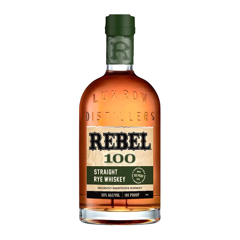 Rebel 100 Straight Rye Whiskey 750ml - Uptown Spirits