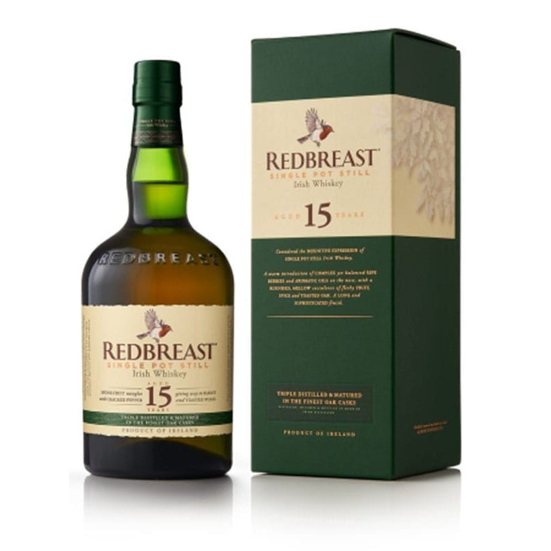 Redbreast 15 Year Irish Whiskey 750ml - Uptown Spirits
