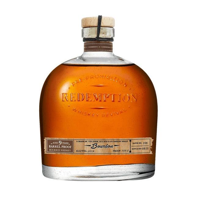 Redemption 9 Years Aged Barrel Proof Bourbon 750ml - Uptown Spirits