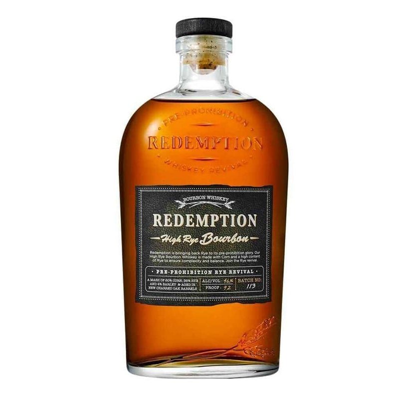 Redemption High Rye Bourbon 750ml - Uptown Spirits