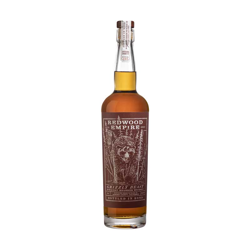 Redwood Empire Grizzly Beast Straight Bourbon Whiskey 750ml - Uptown Spirits