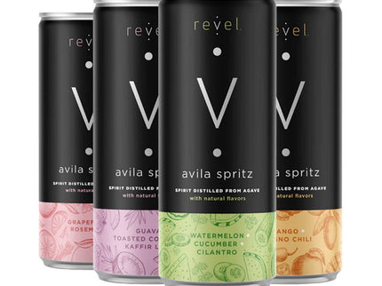 Revel Avila Spritz Variety Pack 4/355ml - Uptown Spirits