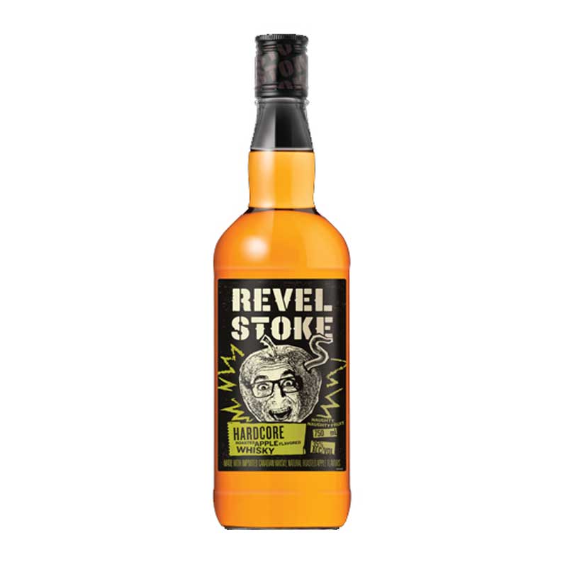 Revel Stoke Hardcore Roasted Apple Flavored Whisky 750ml - Uptown Spirits