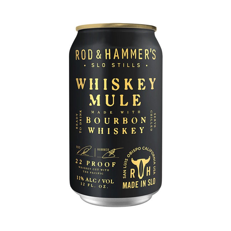 Rod & Hammers Whiskey Mule Canned Cocktail Full Case 24/355ml - Uptown Spirits