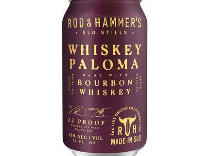 Rod & Hammers Whiskey Paloma Canned Cocktail Full Case 24/355ml - Uptown Spirits