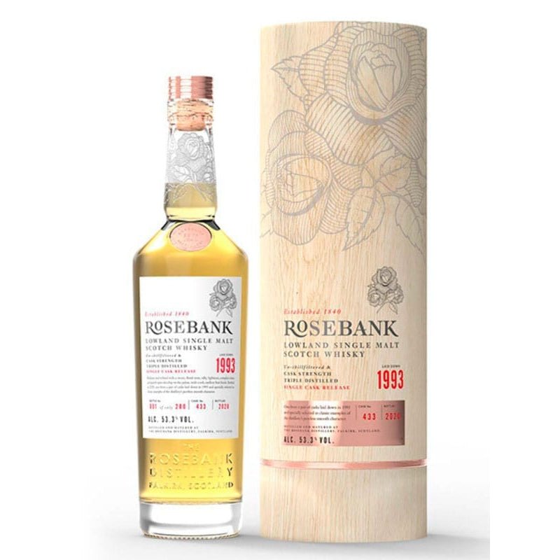 Rosebank 1993 Single Cask Release Lowland Single Malt Scotch Whiskey 750ml - Uptown Spirits
