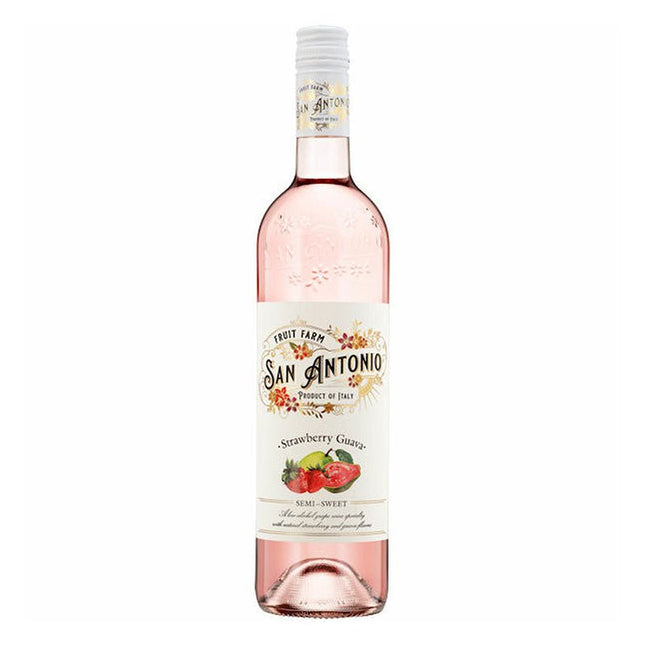 San Antonio Fruit Farm Strawberry Guava Wine 750ml - Uptown Spirits