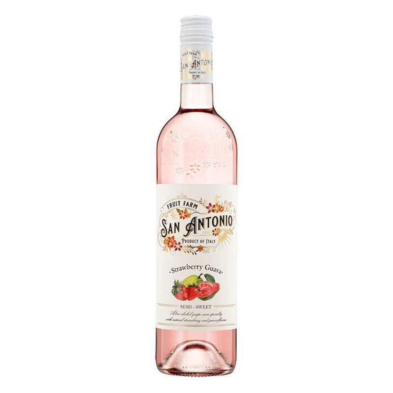 San Antonio Fruit Farm Strawberry Guava Wine 750ml - Uptown Spirits