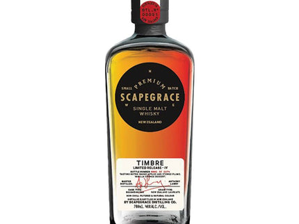 Scapegrace Timbre IV Limited Release Whiskey 750ml - Uptown Spirits