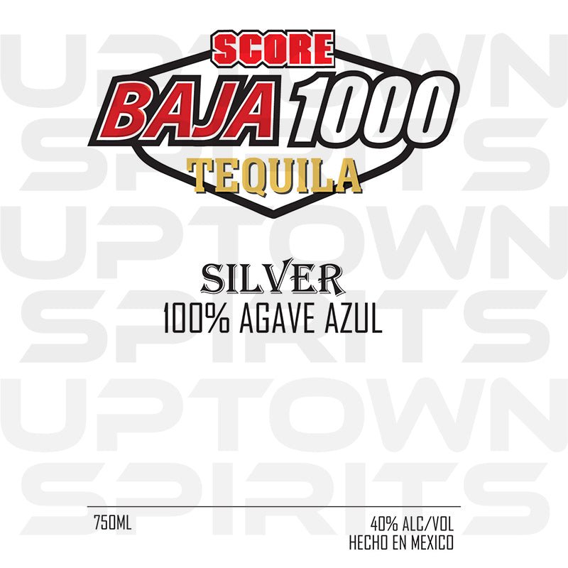 Score Baja 1000 Silver Tequila 750ml - Uptown Spirits