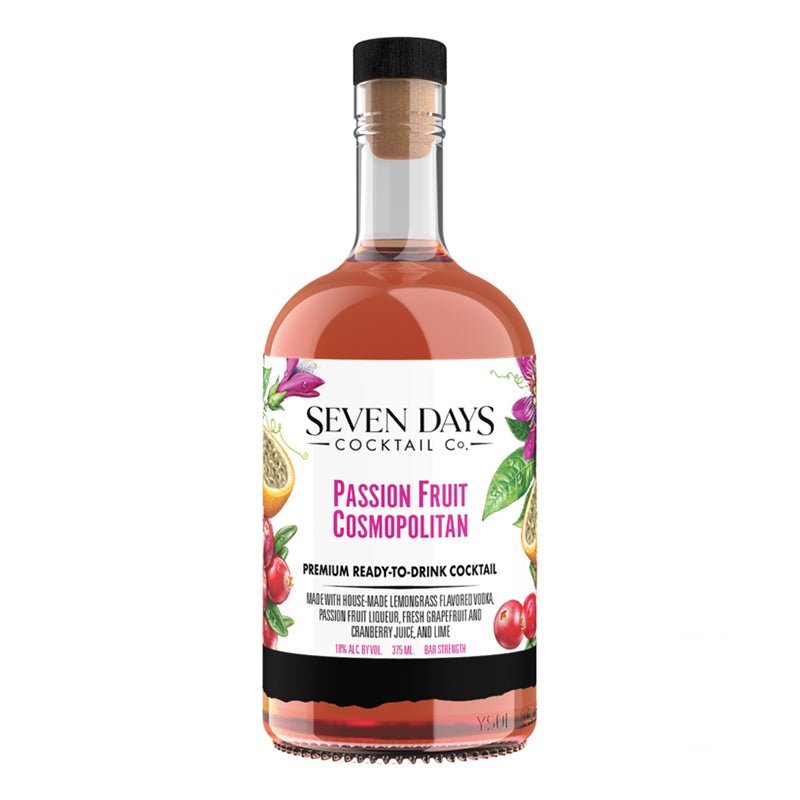 Seven Days Passion Fruit Cosmopolitan Cocktail 375ml – Uptown Spirits