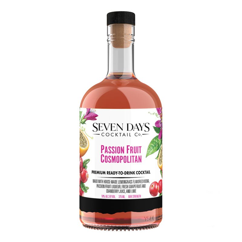 Seven Days Passion Fruit Cosmopolitan Cocktail 375ml - Uptown Spirits