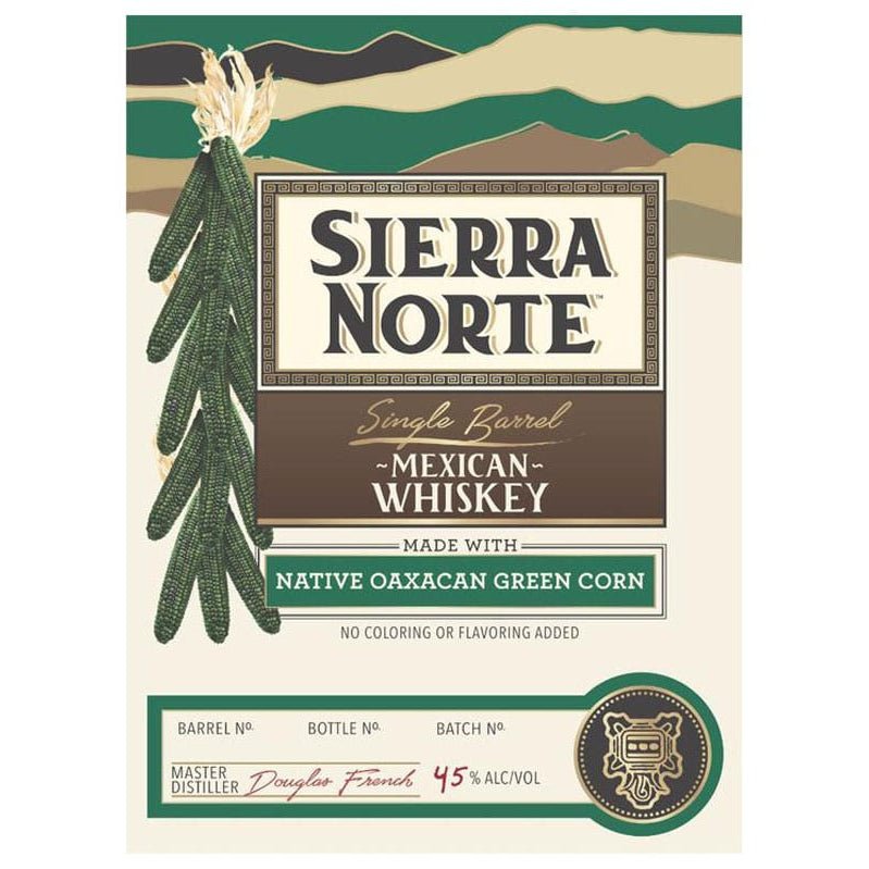Sierra Norte Single Barrel Green Corn Mexican Whiskey - Uptown Spirits