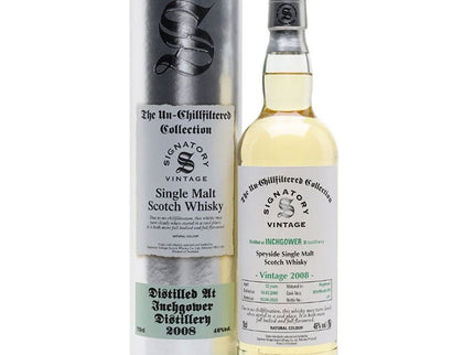 Signatory 12 Years Inchgower 2008 Scotch Whisky 750ml - Uptown Spirits