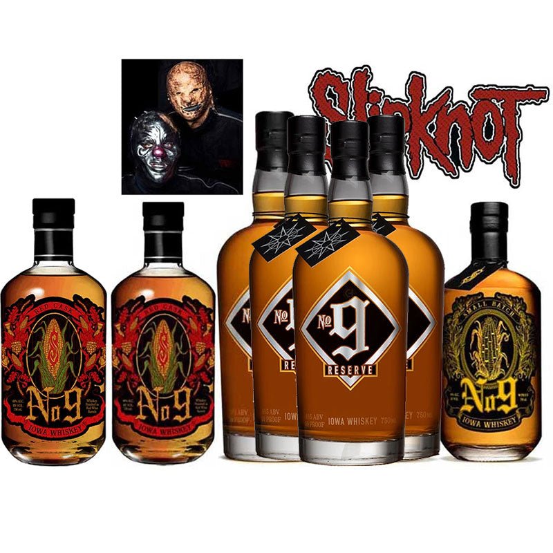 Slipknot Iowa Whiskey Signed Bottles (2 Signed) 7/750ml - Uptown Spirits