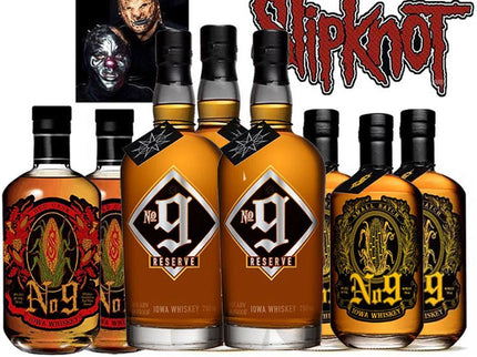 Slipknot Iowa Whiskey Signed Bottles (2 Signed) 8/750ml - Uptown Spirits