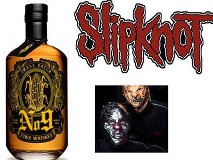 Slipknot No 9 Iowa Whiskey Sign Bottle 750ml - Uptown Spirits
