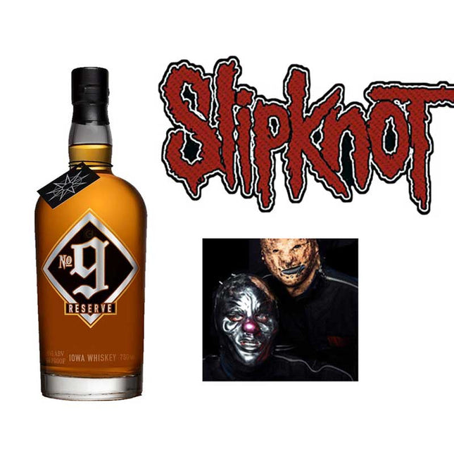 Slipknot No 9 Reserve Iowa Whiskey Sign Bottle 750ml - Uptown Spirits