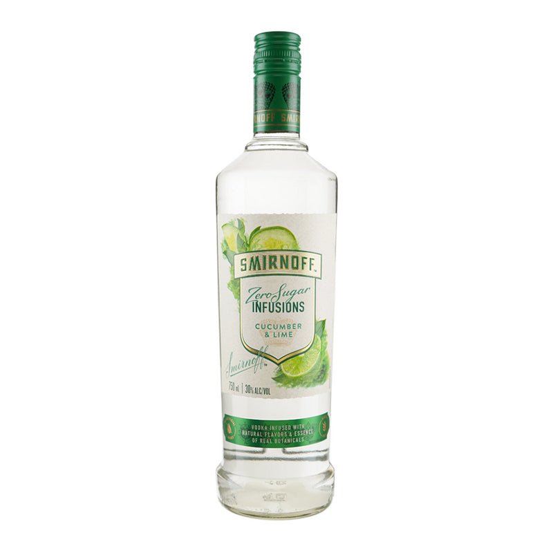 Smirnoff Cucumber & Lime Zero Sugar Infusions Flavored Vodka 750ml - Uptown Spirits