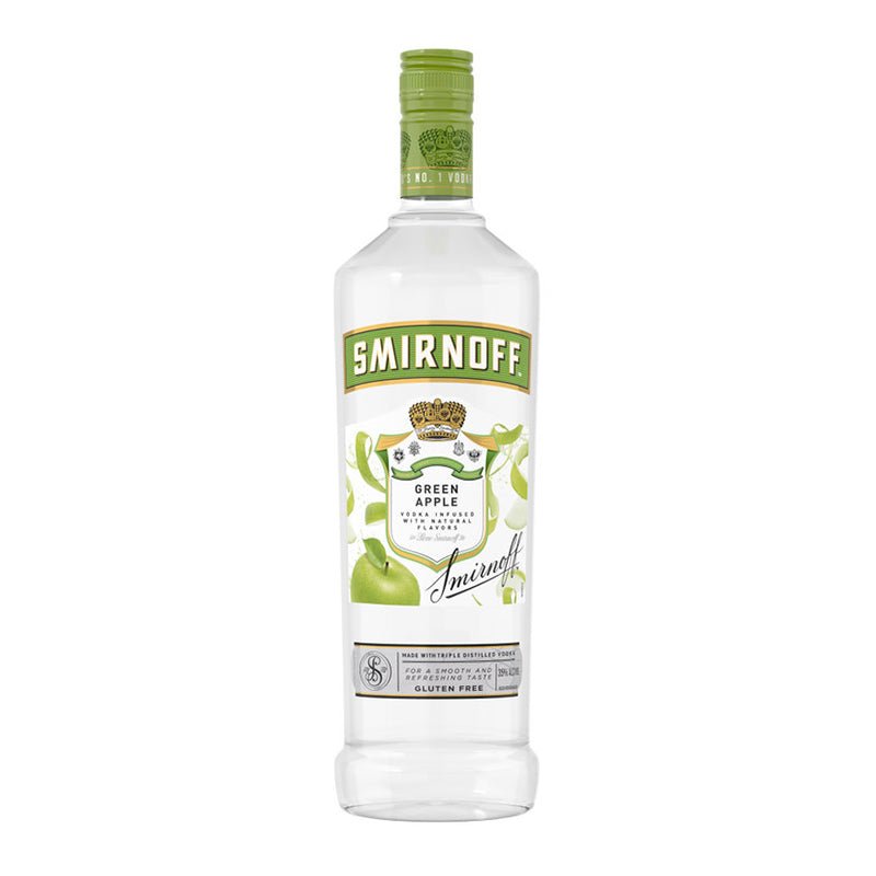 Smirnoff Green Apple Flavored Vodka 1L - Uptown Spirits