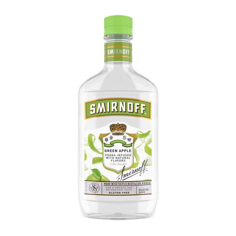 Smirnoff Green Apple Flavored Vodka 375ml - Uptown Spirits