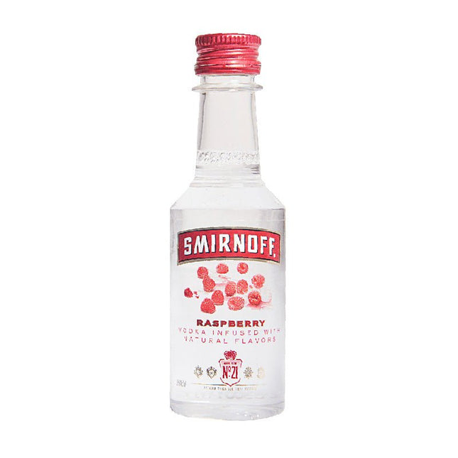 Smirnoff Raspberry Flavored Vodka Mini Shot 50ml - Uptown Spirits