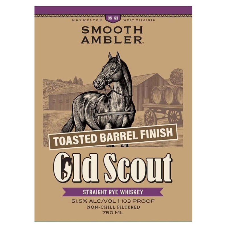 Smooth Ambler Old Scout Toasted Barrel Finish Straight Rye Whiskey - Uptown Spirits