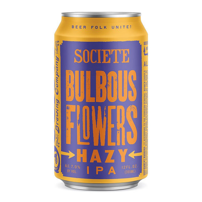 Societe Bulbous Flowers Hazy Ipa 6/355ml - Uptown Spirits