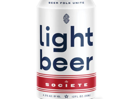 Societe Light Beer Lager 6/355ml - Uptown Spirits