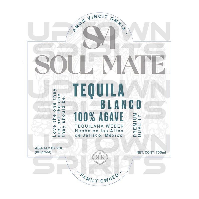 Soulmate Blanco Tequila 700ml - Uptown Spirits