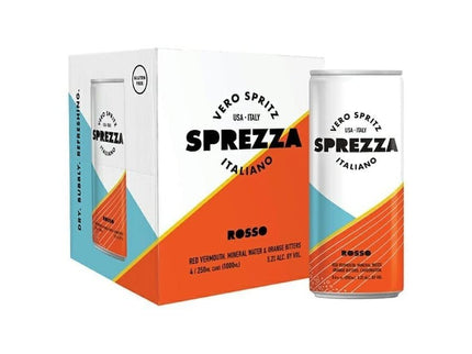Sprezza Rosso Spritz Italiano 4/8.4oz - Uptown Spirits