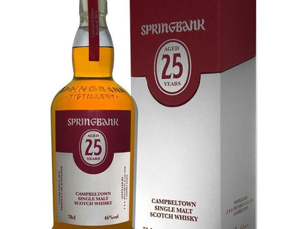 Springbank 25 Year Single Malt Scotch Whiskey - Uptown Spirits