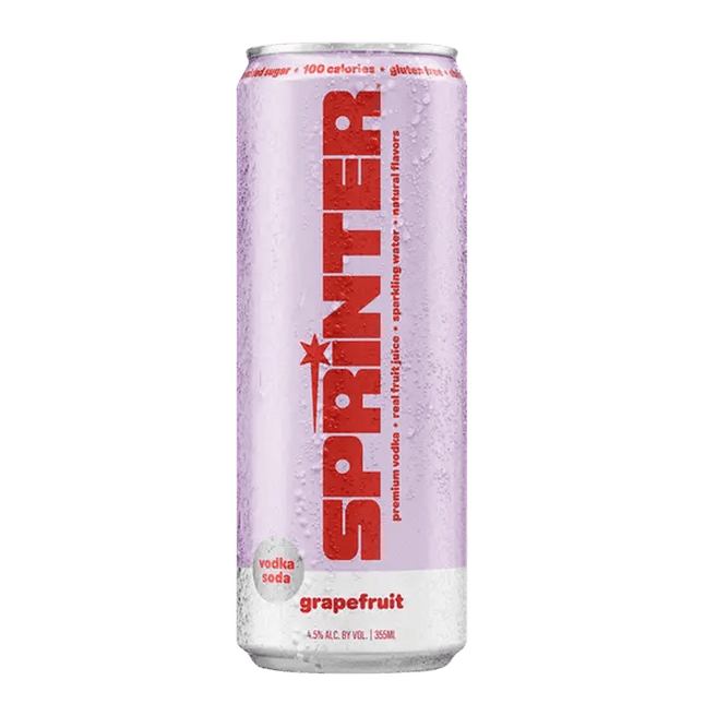 Sprinter Grapefruit Vodka Soda 4/355ml by Kylie Jenner - Uptown Spirits
