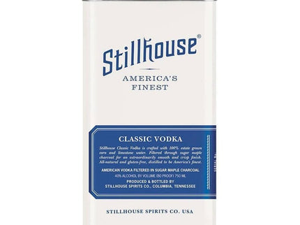 Stillhouse Classic Vodka 750ml - Uptown Spirits