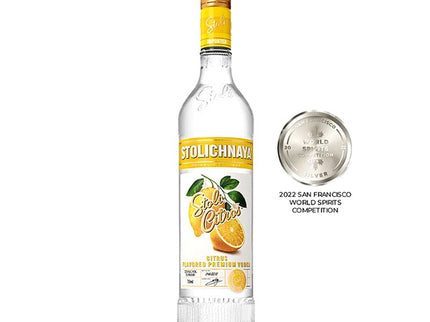 Stoli Citros Flavored Premium Vodka 750ml - Uptown Spirits