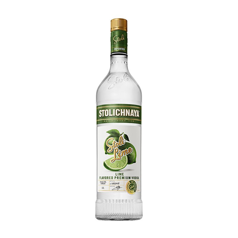 Stoli Lime Flavored Premium Vodka 750ml - Uptown Spirits