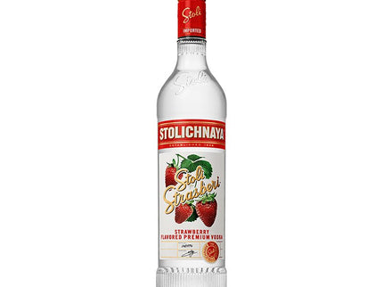 Stoli Strawberry Flavored Premium Vodka 750ml - Uptown Spirits