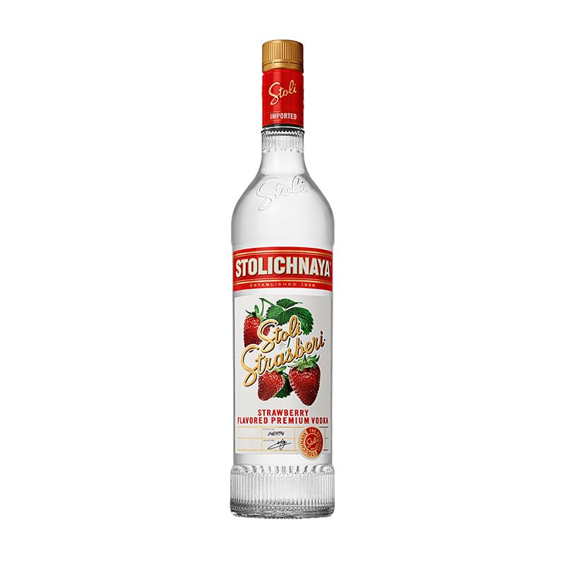 Stoli Strawberry Flavored Premium Vodka 750ml - Uptown Spirits