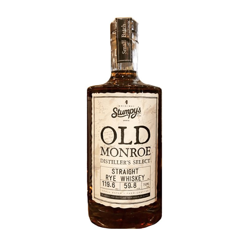 Stumpys Old Monroe Distillers Select Rye Whiskey 750ml - Uptown Spirits