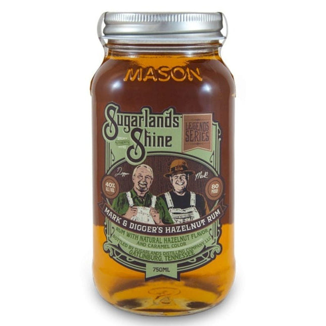 Sugarlands Shine Mark & Digger's Hazelnut Rum - Uptown Spirits