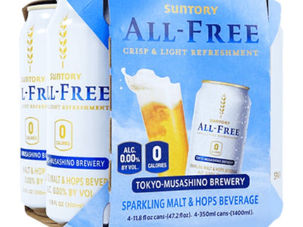 Suntory All Free Sparkling Malt & Hops Beverage 4/350ml - Uptown Spirits