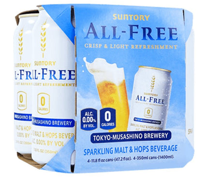 Suntory All Free Sparkling Malt & Hops Beverage 4/350ml - Uptown Spirits