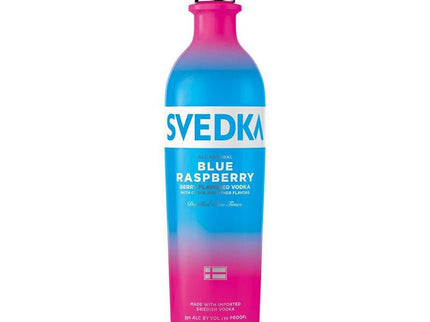Svedka Blue Raspberry Flavored Vodka 750ml - Uptown Spirits