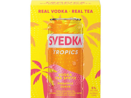 Svedka Tropics Pineapple Guava Vodka Full Case 24/355ml - Uptown Spirits