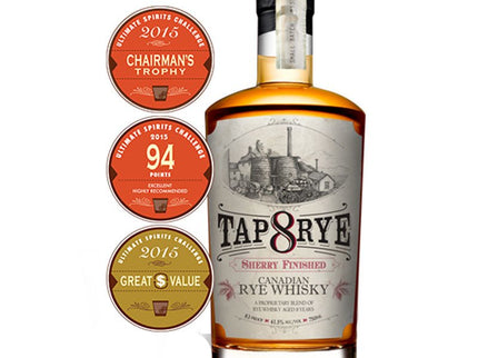 Tap 8 Years Sherry Finished Canadian Rye Whisky 750ml - Uptown Spirits