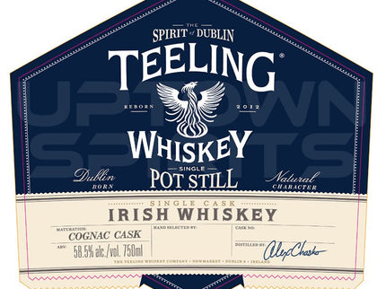 Teeling Single Pot Still Cognac Cask Irish Whiskey 750ml - Uptown Spirits